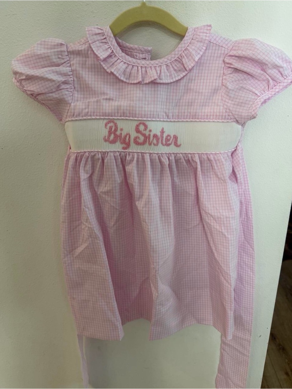 Remember Nguyen big sister smock size 2T worn once!